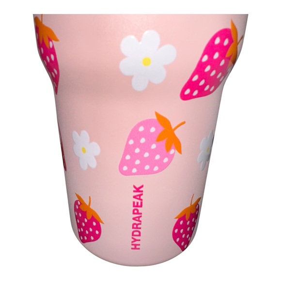 HYDRAPEAK Strawberry Design Artisan Collection Flip-Up Spout Top Summer Spring - Picture 3 of 3